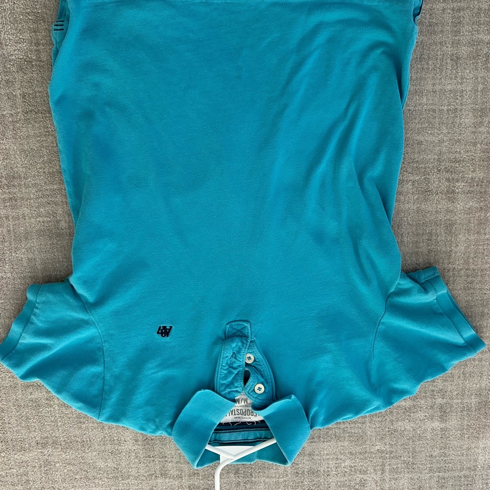 Aeropostale Teal Polo Shirt